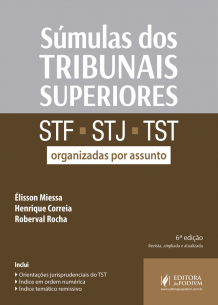 Súmulas dos Tribunais Superiores (STF, STJ e TST) organizadas por assunto (2017) é bom? Vale a pena?