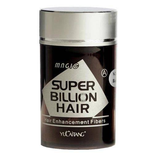 Super Billion Hair Fibra 25g Billion Hair - Disfarce para Calvície Castanho Escuro é bom? Vale a pena?