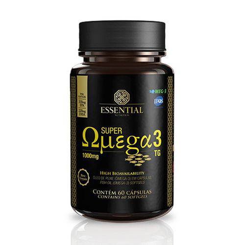 Super Omega 3 Tg - 60 Capsulas de 1g - Essential Nutrition é bom? Vale a pena?