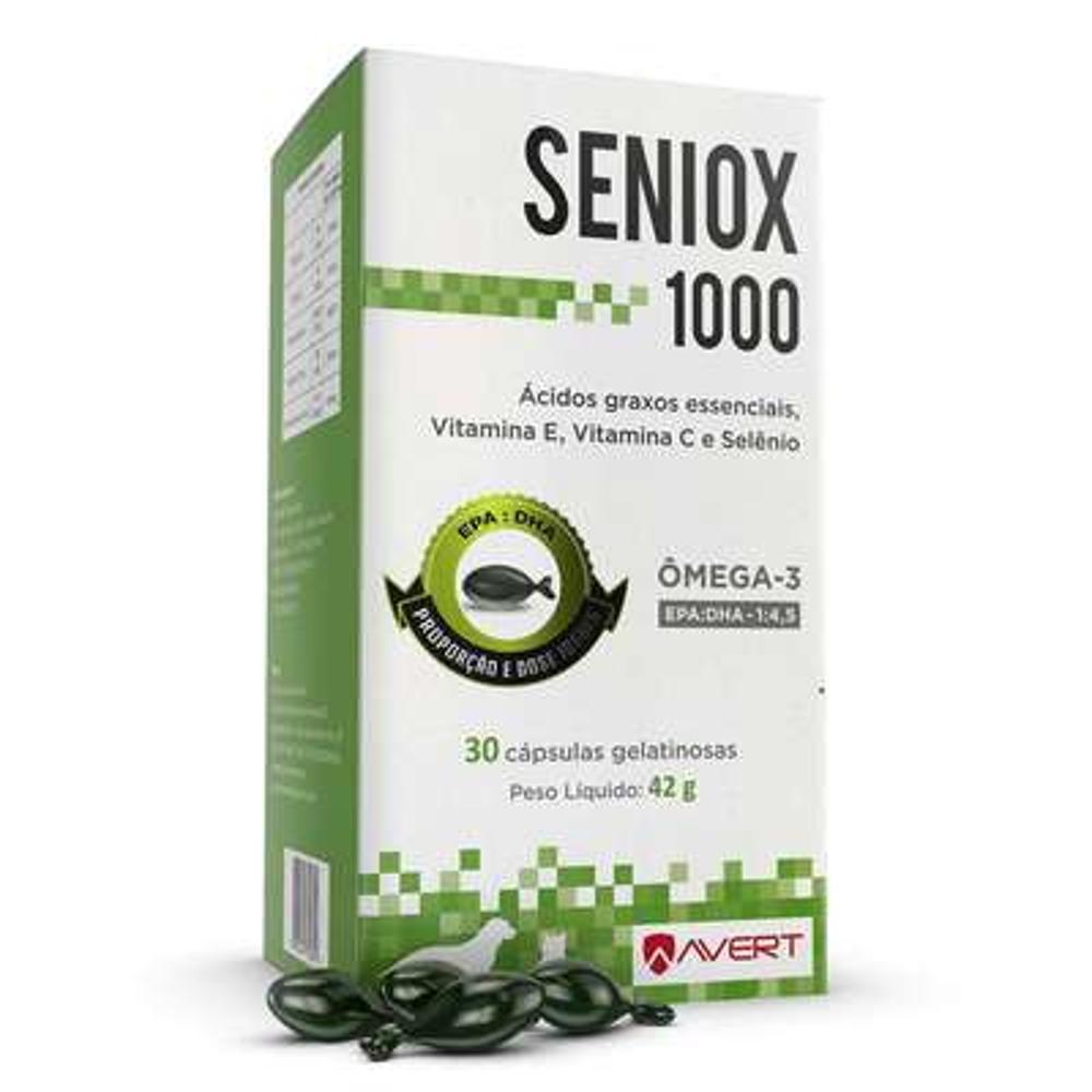 Suplemento Avert Seniox Com 30 Cápsulas - 1000 Mg é bom? Vale a pena?