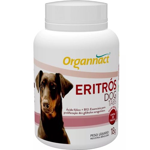 Suplemento Eritrós Dog Organnact 18g 30 Tabletes é bom? Vale a pena?
