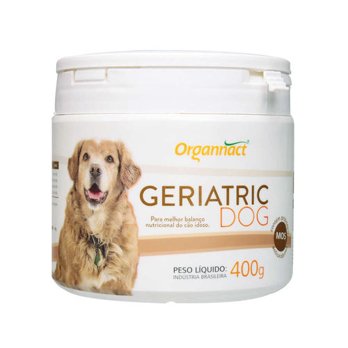 Suplemento Mineral Geriatric Dog Organnact - 400g é bom? Vale a pena?