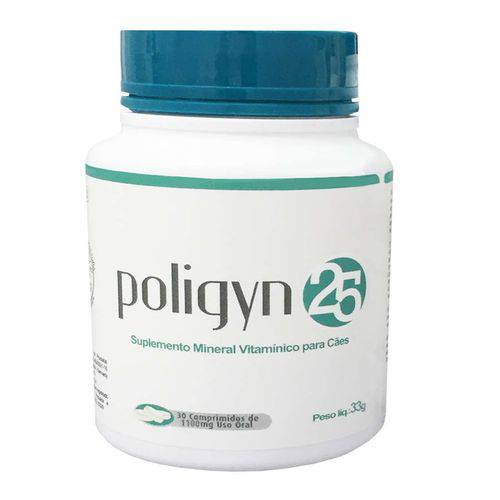 Suplemento Mineral Vitamínico para Cães Poligyn 25 - 30 Comprimidos é bom? Vale a pena?