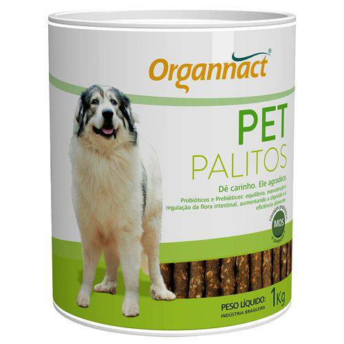 Suplemento Organnact Cães Pet Palitos Lata - 1kilo é bom? Vale a pena?