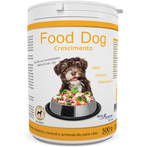 Suplemento Vitaminico Food Dog Crescimento 500 Gr Val 02/21 é bom? Vale a pena?