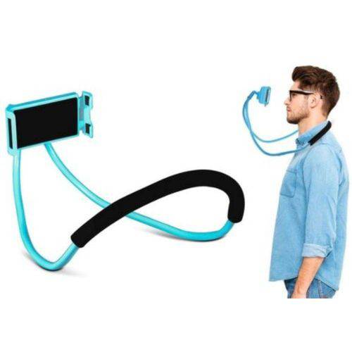 Suporte Celular Articulado de Pescoco Selfie Cama Mesa Azul é bom? Vale a pena?