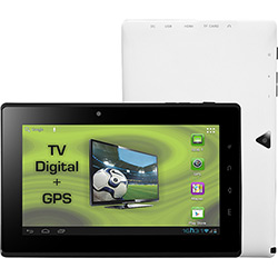 Tablet DL com TV Digital e Android 4.0 Wi-Fi Tela 7" Touchscreen Branco e 4GB Memória Interna é bom? Vale a pena?