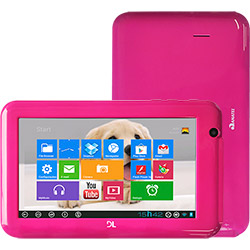 Tablet DL HD7 Plus com Android 4.0 Wi-Fi Tela 7" Touchscreen Rosa e Memória Interna 4GB é bom? Vale a pena?