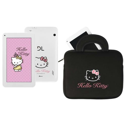 Tablet DL Hello Kitty Branco com Tela 7", 4GB, Wi-Fi, 2 Câmeras Integradas, Suporte à Modem 3G, Android 4.4, Processador Dual Core e Bolsa Protetora é bom? Vale a pena?