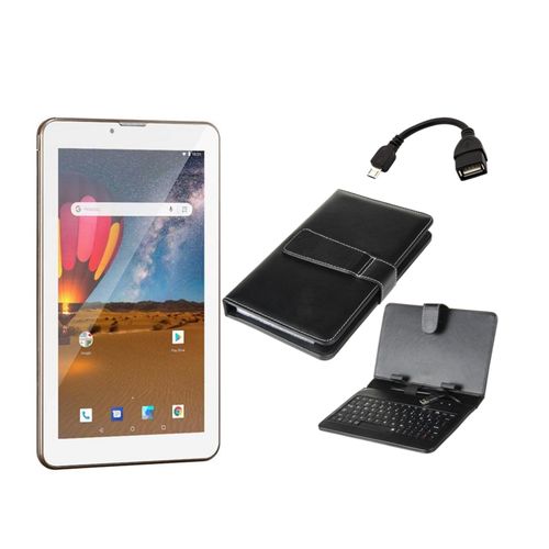 Tablet Dourado com Teclado 16gb Dual Chip Android 8 Celular Bluetooth 1gb Ram Multilaser é bom? Vale a pena?