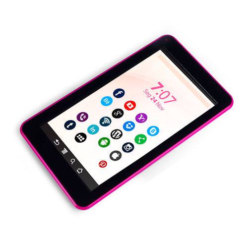 Tablet Everex Fine7 8Gb 512Mb Android 4.4 Quad Core - Rosa é bom? Vale a pena?