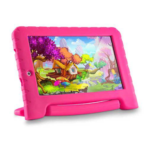 Tablet Infantil Criança Multilaser Kids Quadcore + Capa Rosa é bom? Vale a pena?