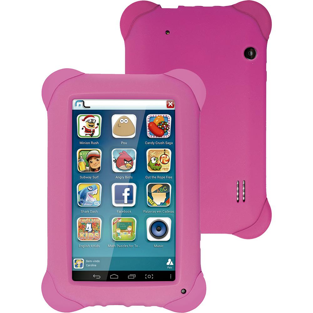Tablet Kid Pad Quad Core Android 4.4 Wi-Fi 7 8GB Rosa - Multilaser é bom? Vale a pena?