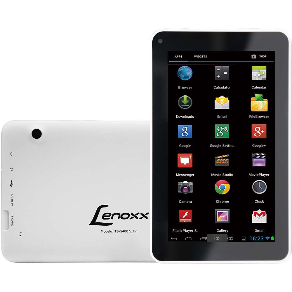 Tablet Lenoxx TB5400 B 8GB Wi-Fi Tela 7" Android Entrada USB Quad Core - Preto é bom? Vale a pena?