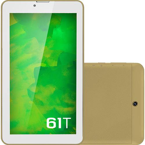 Tablet Mirage 61T 2003 8GB 3G Tela 7" Android Quad Core - Dourado é bom? Vale a pena?