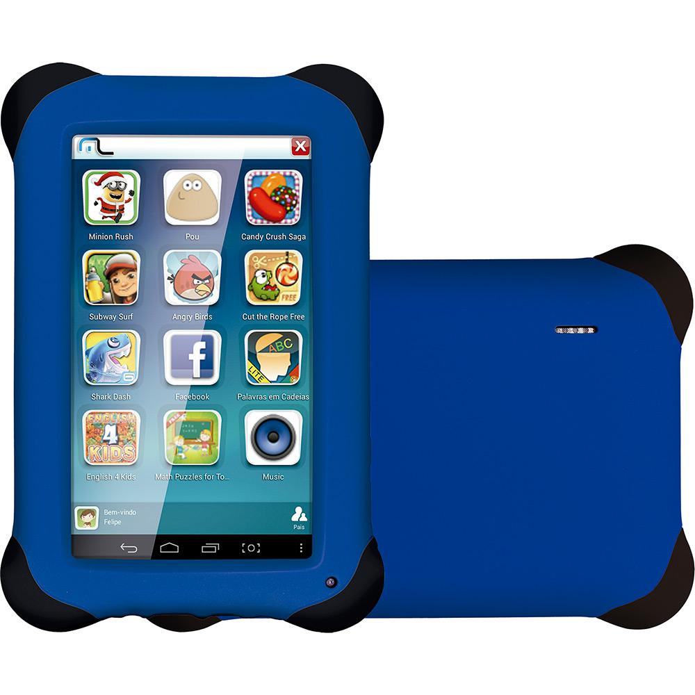 Tablet Multilaser Kid Pad 8GB Wi-Fi Tela 7" Android 4.2 Processador Dual Core 2x1,2GHz - Azul é bom? Vale a pena?