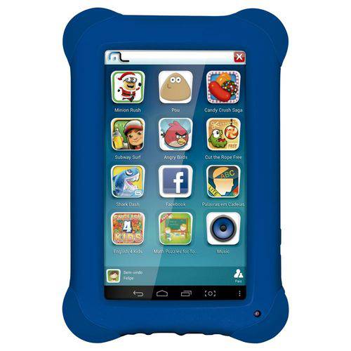 Tablet Multilaser Kid Pad Azul Quad Core Dual Câmera Wi-fi Tela Capacitiva 7pol Memória 8gb é bom? Vale a pena?