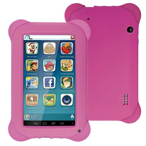 Tablet Multilaser Kid Pad Rosa Quad Core Dual Camera Wi-Fi Tela Capacitiva 7" Memória 8GB - NB195 é bom? Vale a pena?