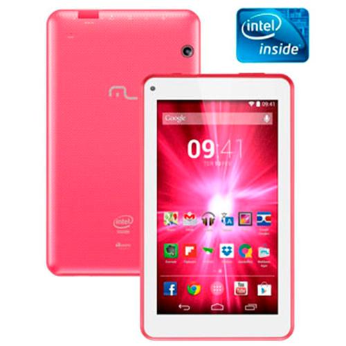 Tablet Multilaser M7-i Rosa com Tela 7”, Memória 8GB, Dual Câmera, Wi-Fi, Bluetooth, Android 4.4 Kit Kat e Processador Intel® Atom Quad Core 1,8GHz é bom? Vale a pena?