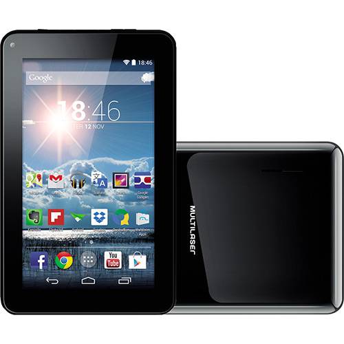 Tablet Multilaser M7S Dual Core 8GB Wi-Fi 3G Tela 7" Android 4.2 - Preto + Capa e Teclado é bom? Vale a pena?