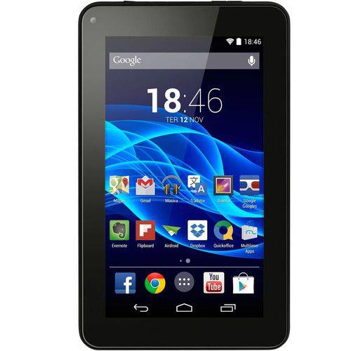 Tablet Multilaser M7S Preto, Quad Core, Android 4.4, Dual Câmera, Tela 7 Wi-Fi, 8GB - NB184 é bom? Vale a pena?