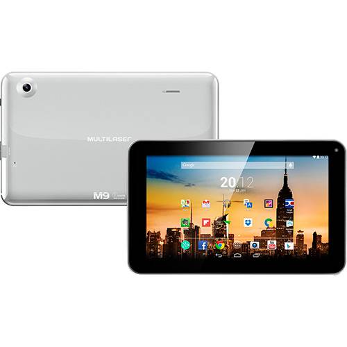 Tablet Multilaser M9 8GB W-Fi Tela 9" Android 4.4 Processador Dual Core A23 1,2GHz- Prata é bom? Vale a pena?