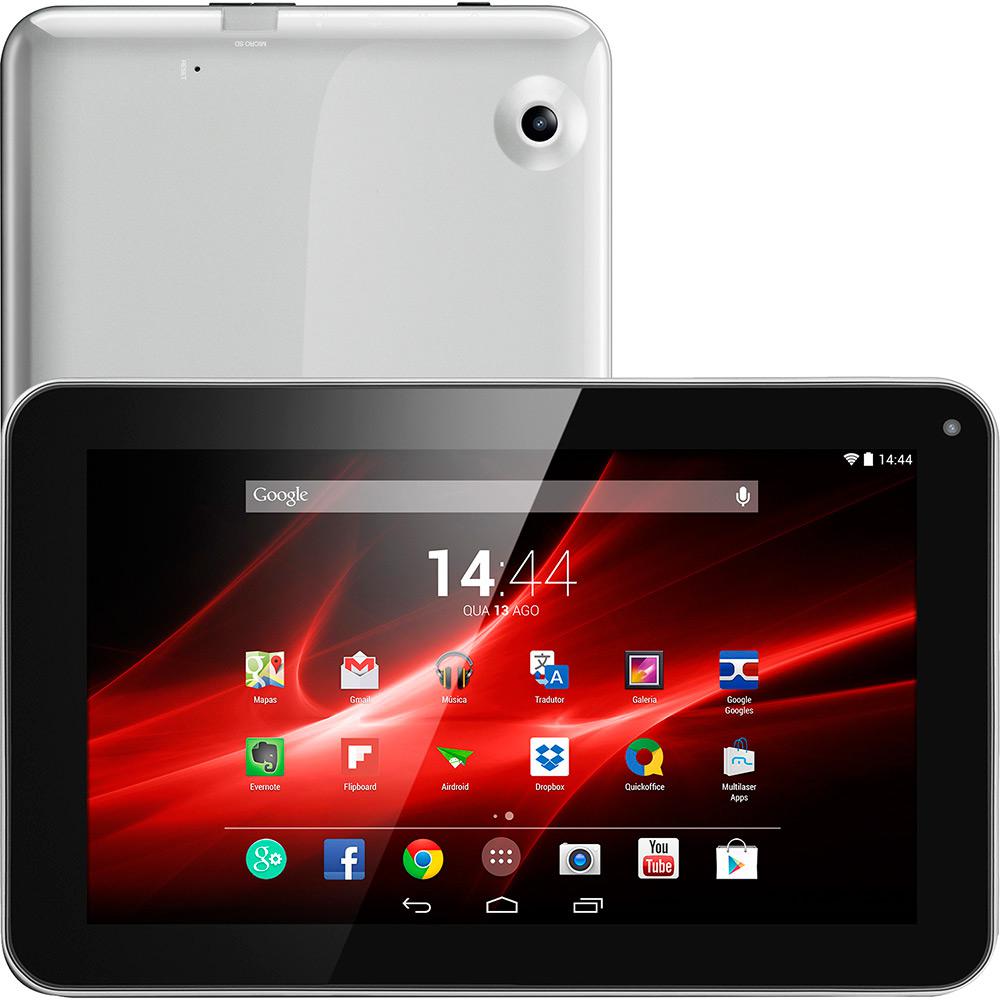 Tablet Multilaser M9 NB173 Quad Core 8GB Tela 9" Android 4.4 - Cinza é bom? Vale a pena?
