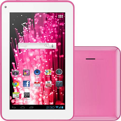 Tablet Multilaser PC7 M7-S 4GB Wi-fi Tela 7" Android 4.1 Processador 1.2 GHz - Rosa é bom? Vale a pena?