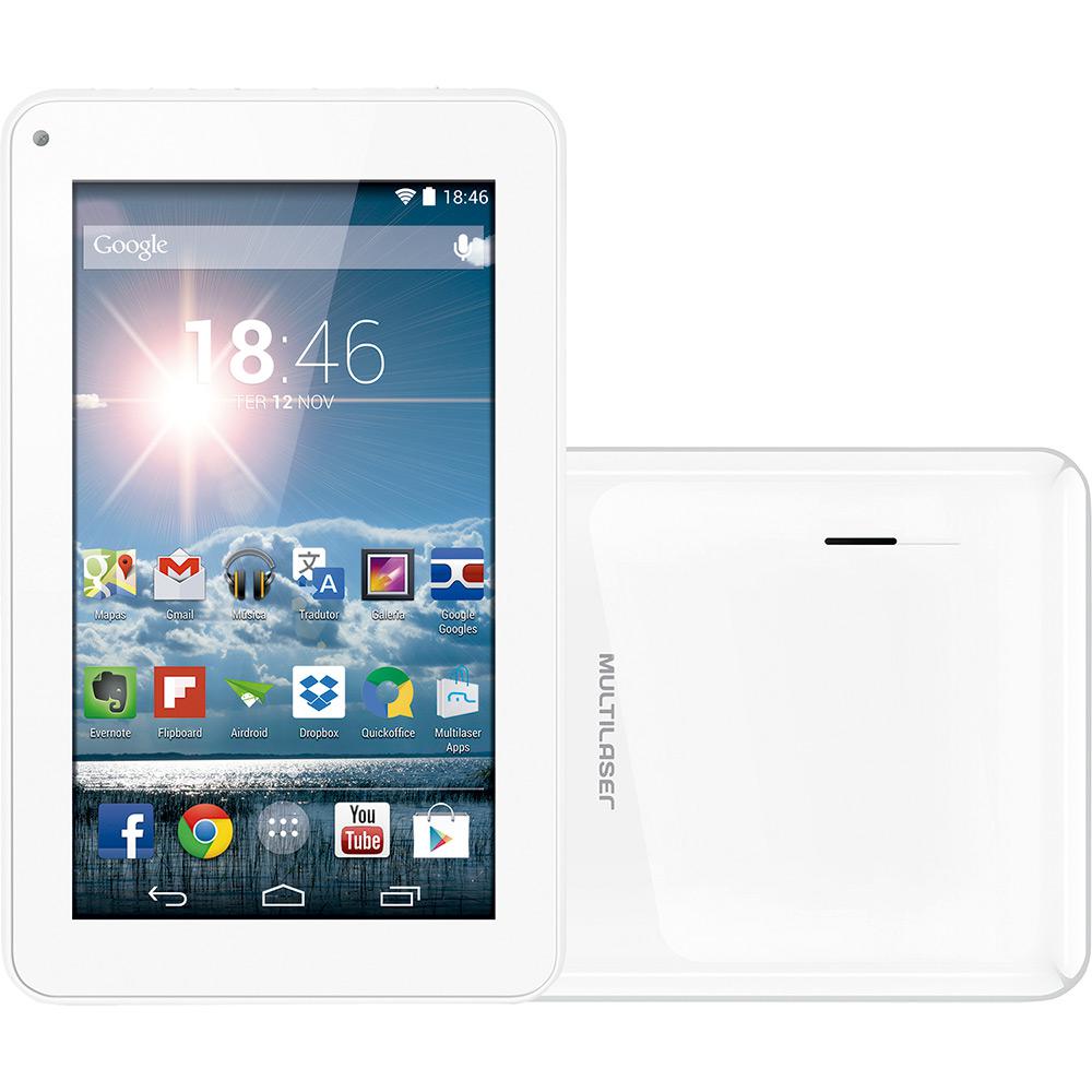 Tablet Multilaser Supra 8GB Wi-Fi Tela 7" Android 4.4 - Branco é bom? Vale a pena?