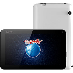 Tablet Navcity NT2740 Rock In Rio com Android 4.0 Wi-Fi Tela 7" Touchscreen Branco e Memória Interna 4GB é bom? Vale a pena?