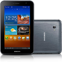 Tablet Samsung Galaxy P6200 com Android 3.2 Wi-Fi e 3G Tela 7