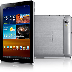 Tablet Samsung Galaxy P6800 com Android 3.2 Wi-Fi e 3G Tela 7,7