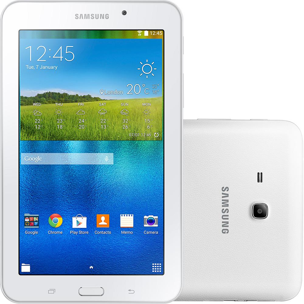 Tablet Samsung Galaxy Tab E T113 8GB Wi-Fi Tela 7" Android 4.4 Processador Quad Core 1.3GHz - Branco é bom? Vale a pena?
