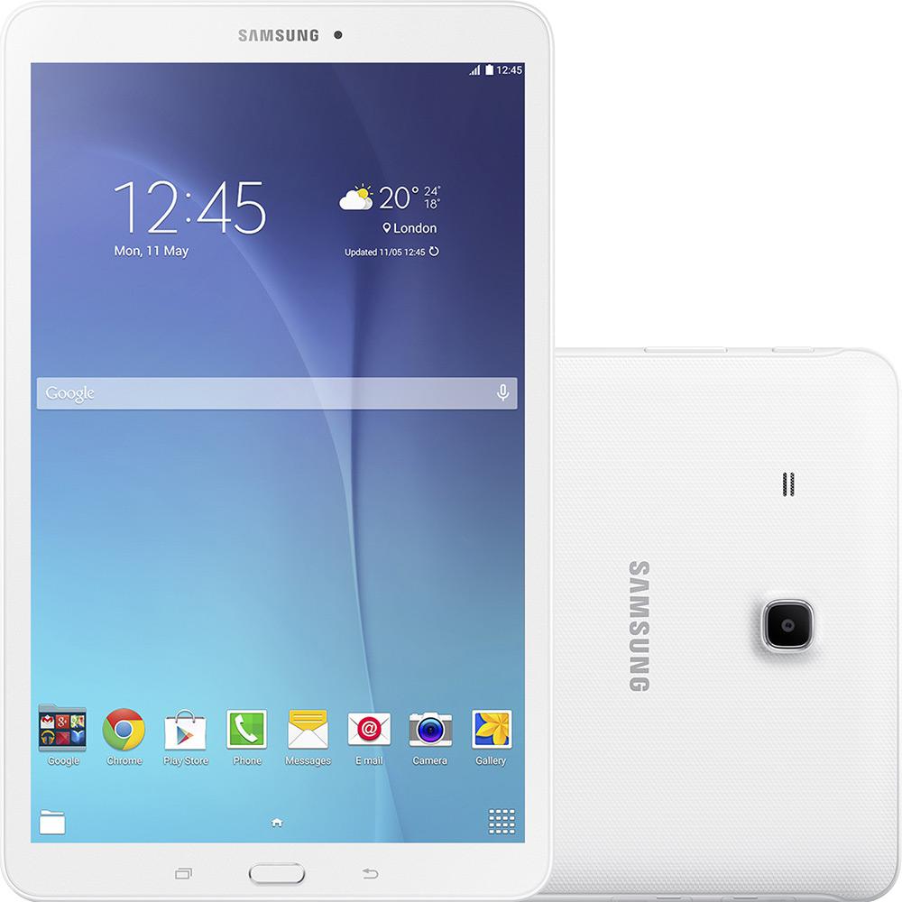 Tablet Samsung Galaxy Tab E T561M 8GB Wi-Fi + 3G Tela 9.6" Android 4.4 Quad-Core - Branco é bom? Vale a pena?