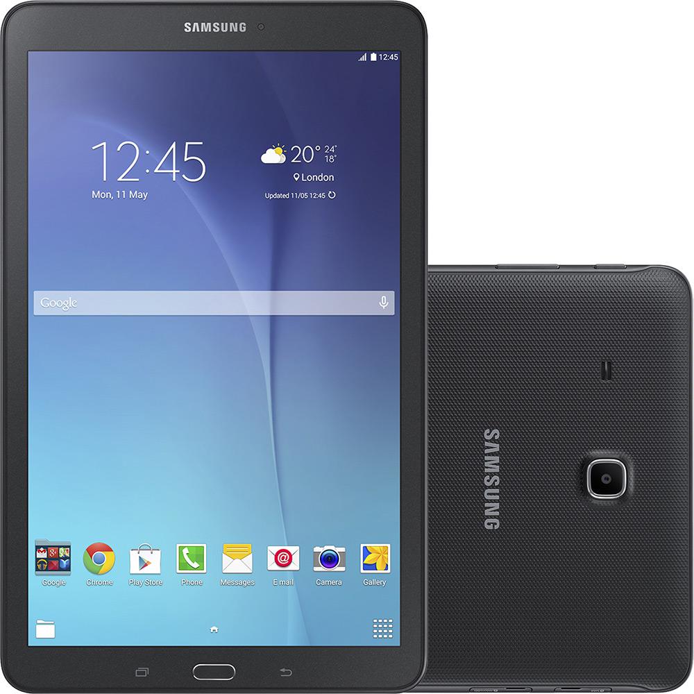 Tablet Samsung Galaxy Tab E T561M 8GB Wi-Fi 3G Tela 9.6" Android 4.4 Quad-Core - Preto é bom? Vale a pena?