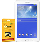 Tablet Samsung Galaxy Tab 3 T110N Lite Branco + Norton Mobile Security 2014 é bom? Vale a pena?