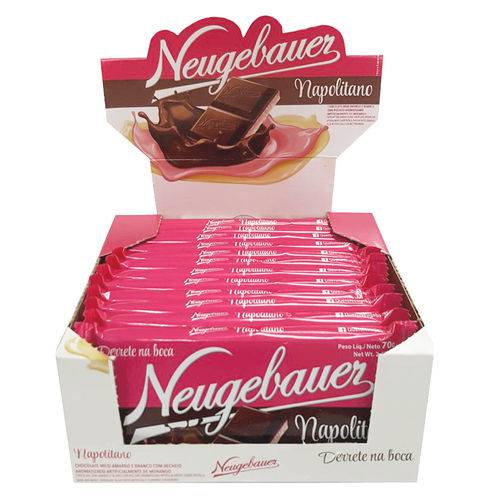 Tablete Chocolate Napolitano 70g C/12 - Neugebauer é bom? Vale a pena?