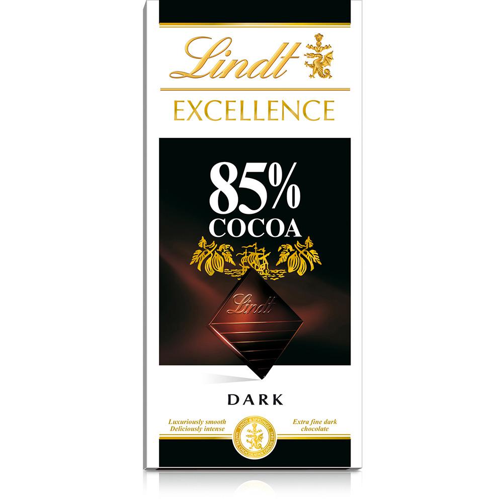Tablete Chocolate Suíço Excellence 85% Cacau Dark 100g - Lindt é bom? Vale a pena?