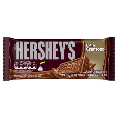 Tablete de Chocolate ao Leite Extra Cremoso 92g - Hersheys é bom? Vale a pena?