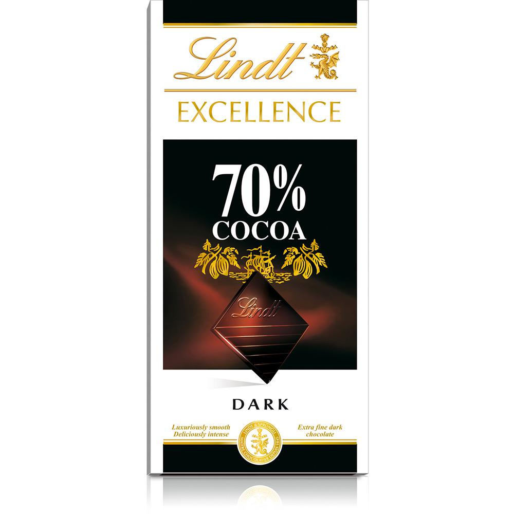 Tablete Excellence 70% Cocoa Dark Extra Fine Chocolate 100g - Lindt é bom? Vale a pena?
