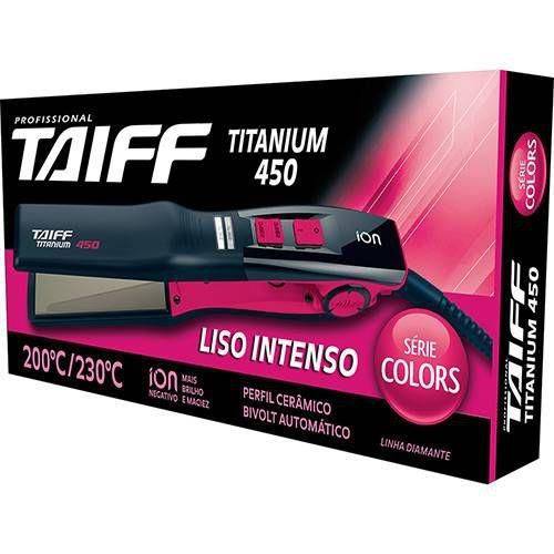 Taiff - Chapa Titanium 450 Bivolts Colors Rosa é bom? Vale a pena?
