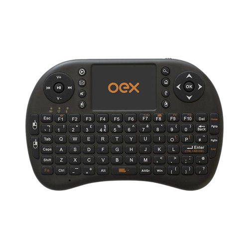 Teclado Sem Fio para Smart Tv Oex Air Mouse Ck103 com Touchpad é bom? Vale a pena?