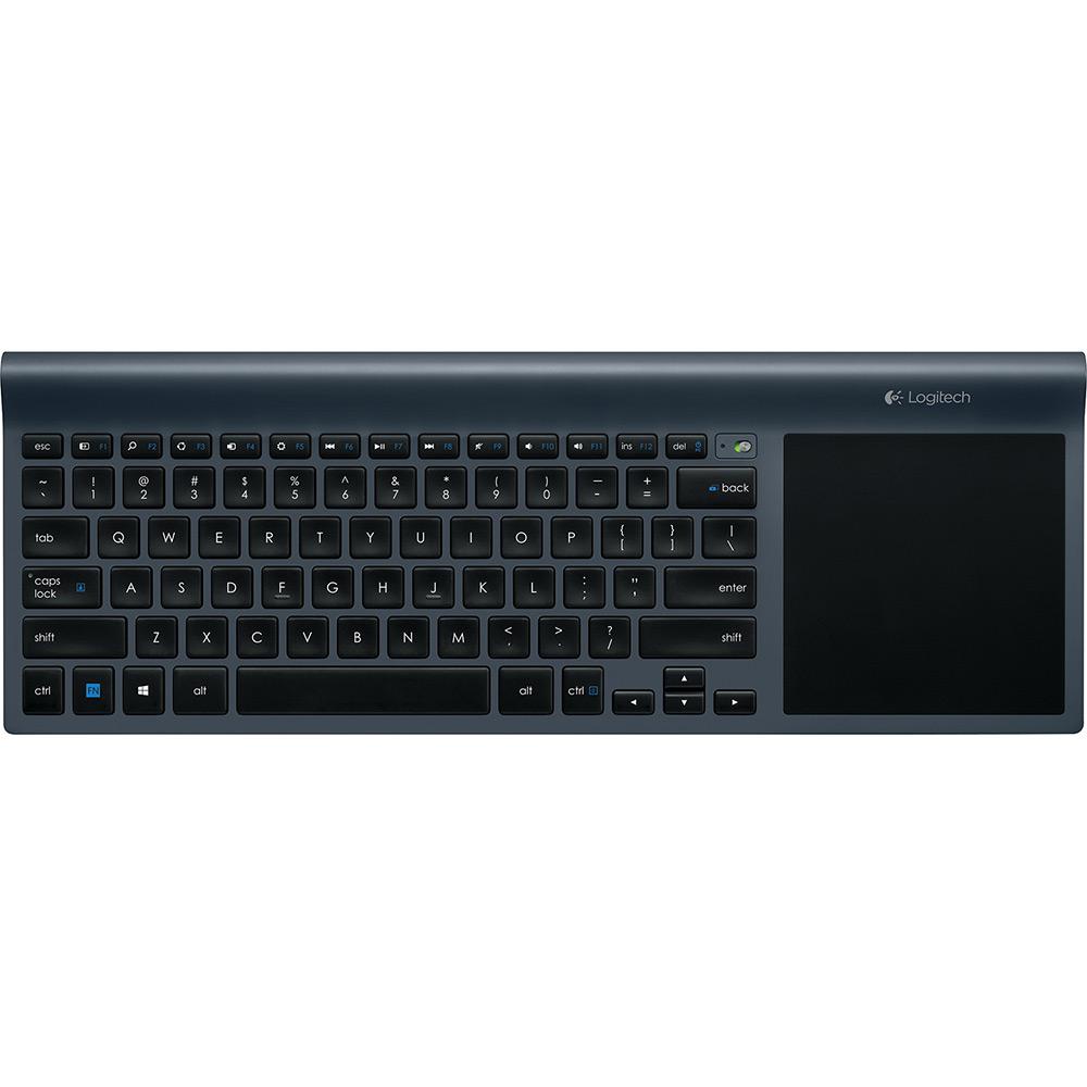 Teclado Wireless Logitech All-In-One Keyboard Tk820 com Touchpad é bom? Vale a pena?