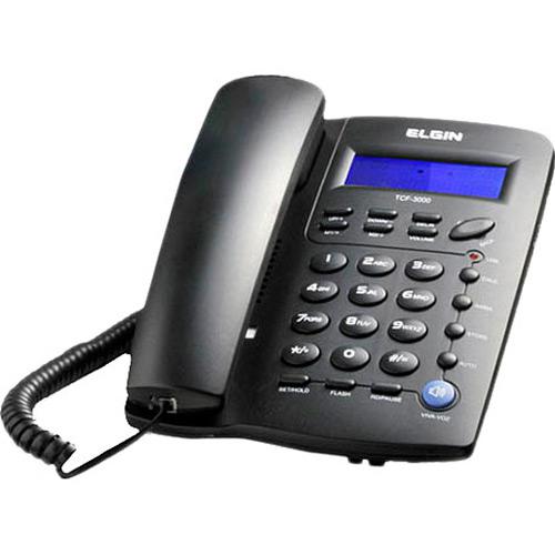 Telefone c/ Fio c/ Identificador de Chamadas, Viva-Voz e Bloqueador - TCF 3000 Preto - Elgin é bom? Vale a pena?