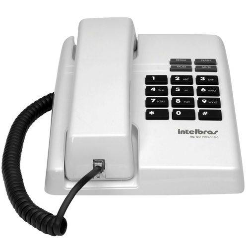Telefone com Fio Intelbras Icon 4080085 Tc 50 Premium 3 Volumes de Campainha Branco é bom? Vale a pena?