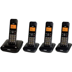 Telefone Dect Digital Sem Fio C/ Idêntificador de Chamadas e VIva Voz + 3 Ramais LYRIX550 - MRD4 - Vtech é bom? Vale a pena?