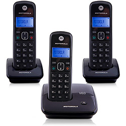 Telefone DECT Sem Fio Identificador Chamadas Viva-Voz 2 Ramais Auri 3000-MRD3 Motorola é bom? Vale a pena?