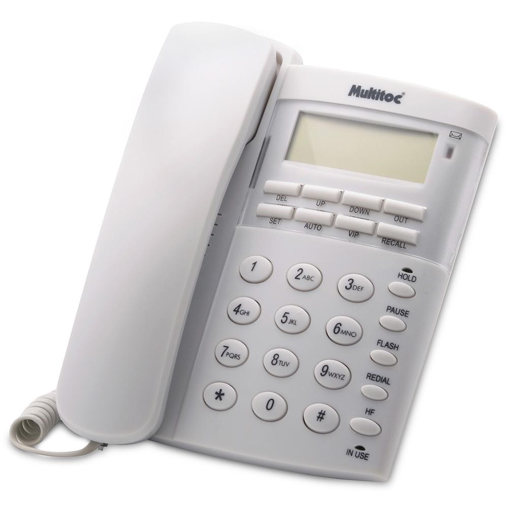 Telefone Office ID 9291 c/ Identificador de Chamadas - Branco - Multitoc é bom? Vale a pena?