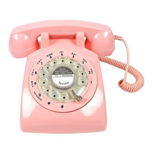 Telefone Retrô Estilo Anos 70 - Rosa é bom? Vale a pena?