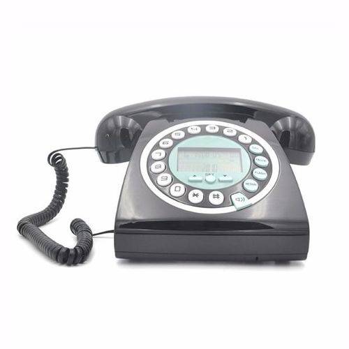 Telefone Retrô Vintage Antigo com Identificador de Chamadas Cor Preto é bom? Vale a pena?